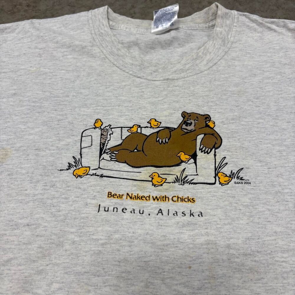 American-vintage Men's Grey T-shirt